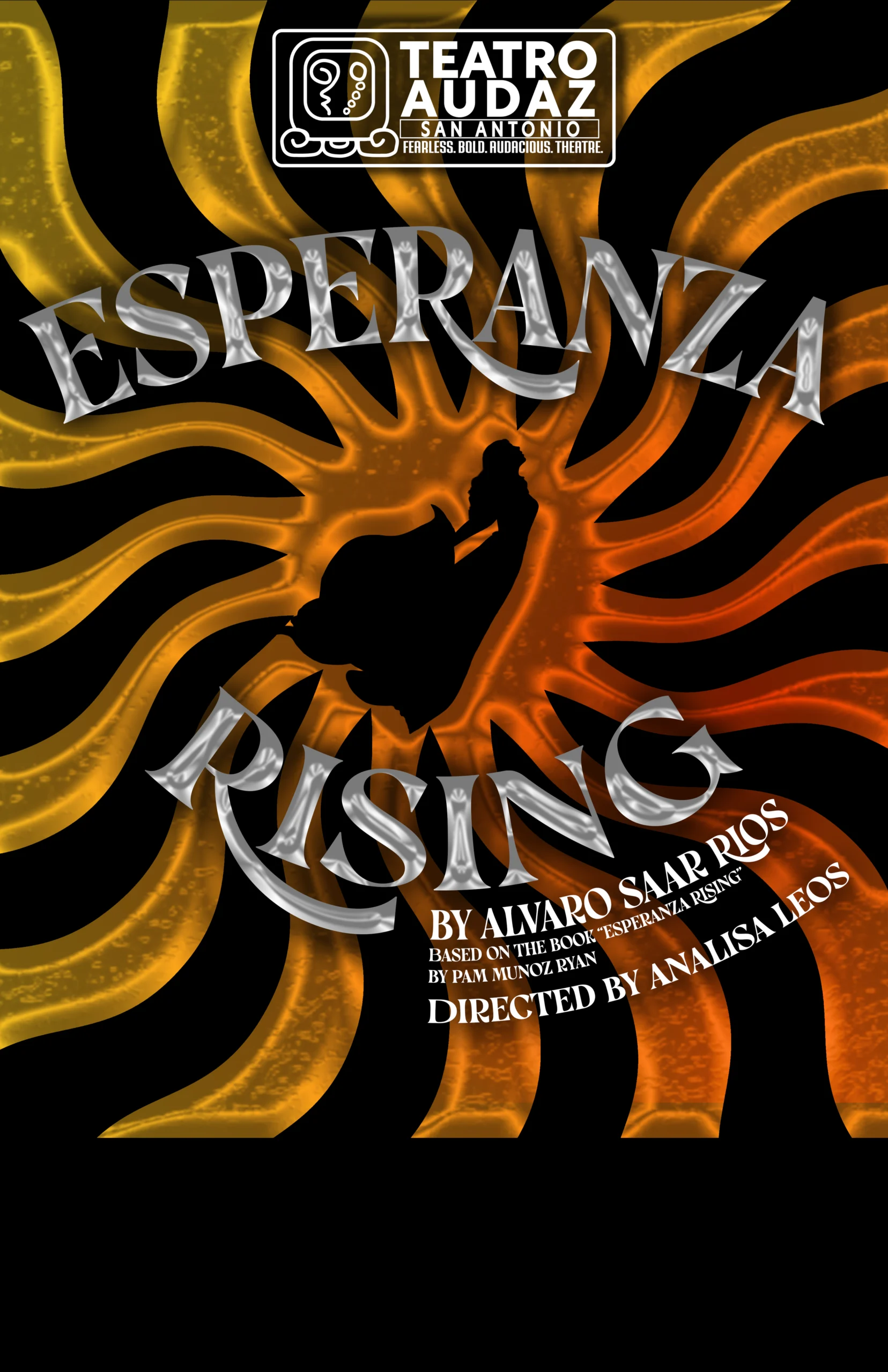 Official Esperanza Rising poster for Teatro Audaz’s December 2026 performances