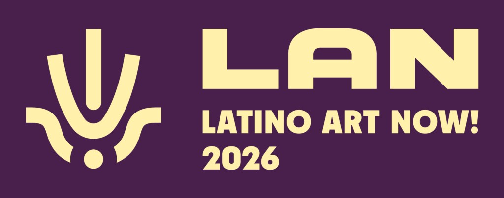 Official Latino Art Now 2026 Radiantes Fronteras conference artwork
