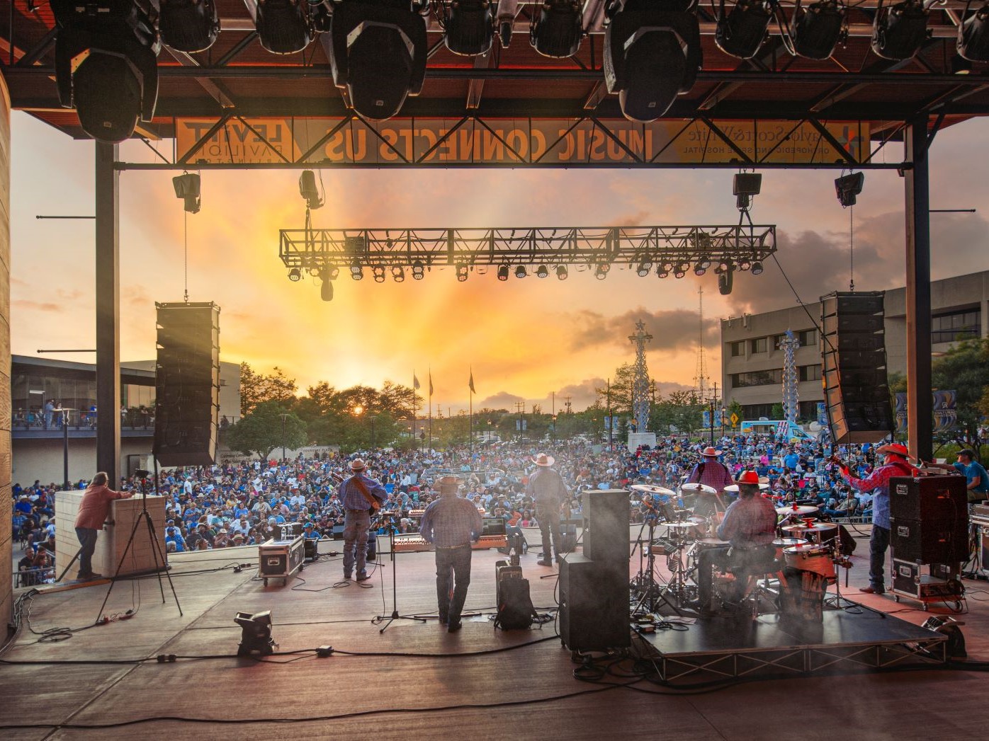Levitt Pavilion Arlington during a previous concert